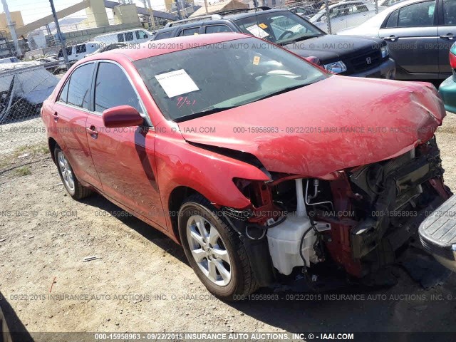 4T4BF3EK0BR218021 - 2011 TOYOTA CAMRY SE/LE/XLE RED photo 1
