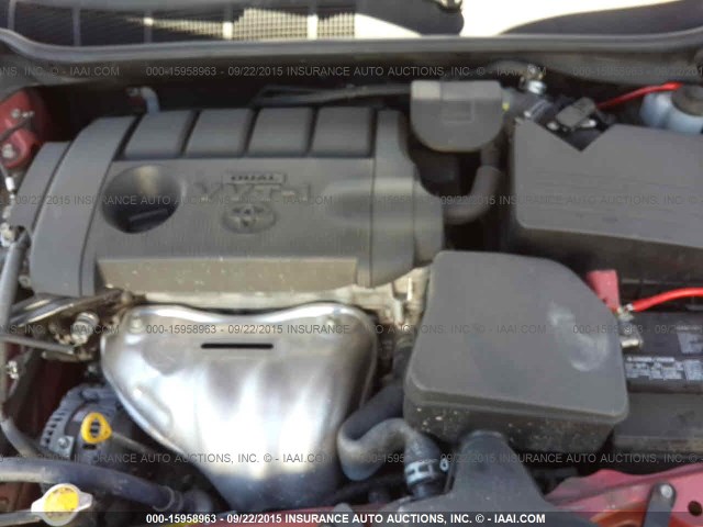 4T4BF3EK0BR218021 - 2011 TOYOTA CAMRY SE/LE/XLE RED photo 10