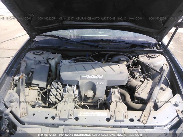 2G2WS522641269103 - 2004 PONTIAC GRAND PRIX GT2 GRAY photo 10