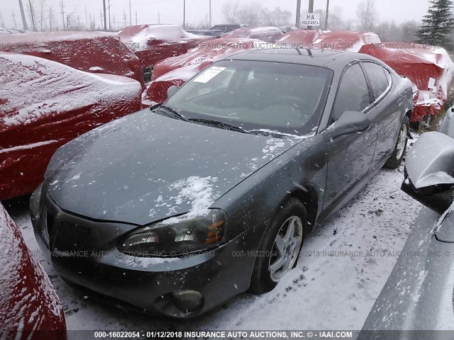2G2WS522641269103 - 2004 PONTIAC GRAND PRIX GT2 ნაცრისფერი ფოტო 2