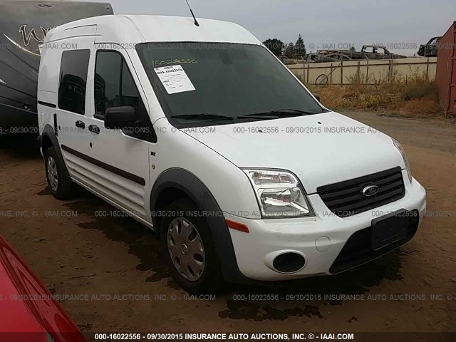 NM0LS6BN6DT152384 - 2013 FORD TRANSIT CONNECT XLT WHITE photo 1