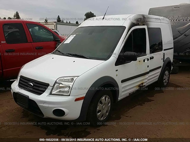 NM0LS6BN6DT152384 - 2013 FORD TRANSIT CONNECT XLT WHITE photo 2