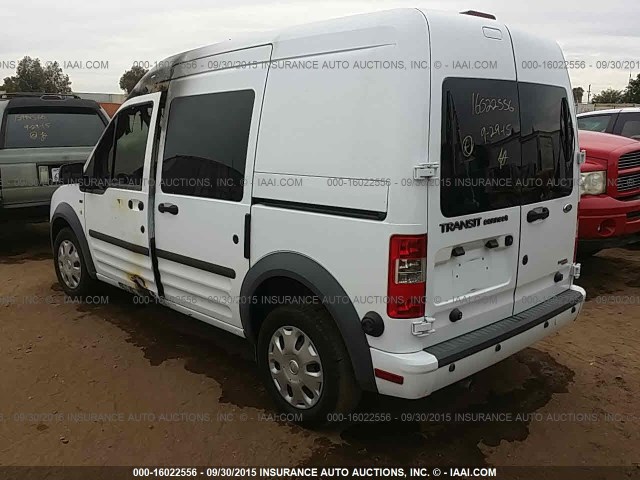 NM0LS6BN6DT152384 - 2013 FORD TRANSIT CONNECT XLT WHITE photo 3