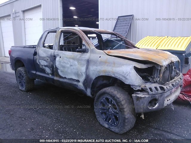 5TFUM5F13BX023575 - 2011 TOYOTA TUNDRA DOUBLE CAB SR5 BLUE photo 1