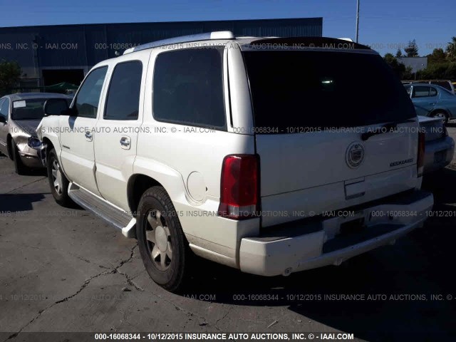 1GYEK63N62R194911 - 2002 CADILLAC ESCALADE LUXURY WHITE photo 3