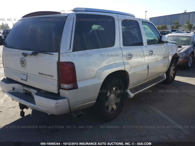 1GYEK63N62R194911 - 2002 CADILLAC ESCALADE LUXURY Weiß Foto 4