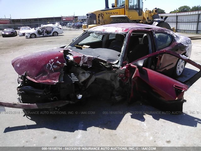 2B3KA43G96H451472 - 2006 DODGE CHARGER SE/SXT RED photo 2