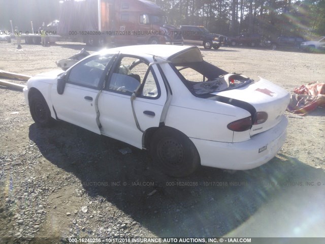 1G1JC524617111307 - 2001 CHEVROLET CAVALIER CNG WHITE photo 3