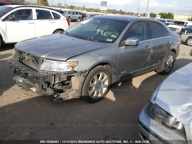 3LNHM28T29R621167 - 2009 LINCOLN MKZ AWD SILVER photo 2