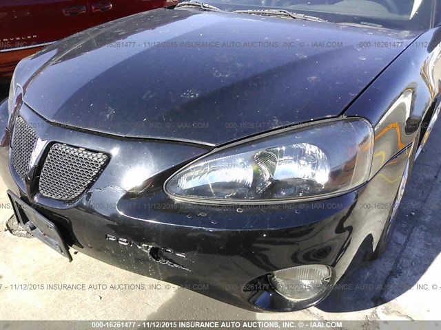 2G2WS522841289126 - 2004 PONTIAC GRAND PRIX GT2 შავი ფოტო 6