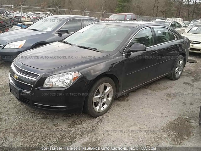 1G1ZH57B49F181501 - 2009 CHEVROLET MALIBU 1LT 黑色 照片 2