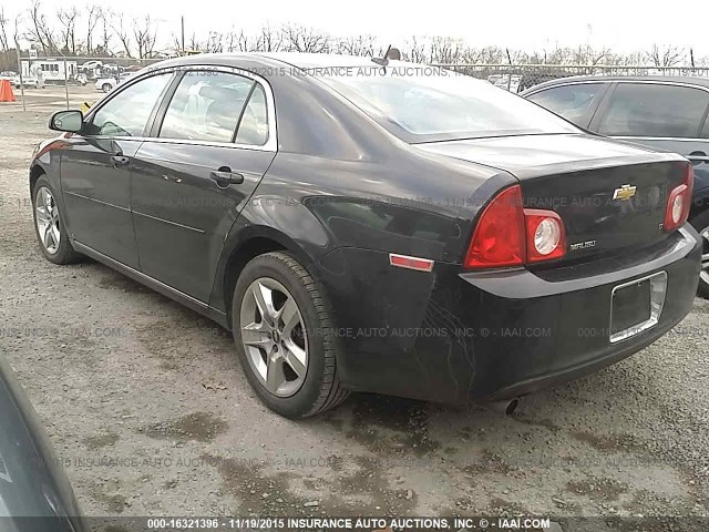 1G1ZH57B49F181501 - 2009 CHEVROLET MALIBU 1LT 黑色 照片 3