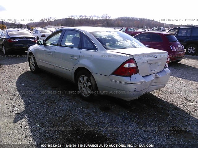 1FAFP241X5G134023 - 2005 FORD FIVE HUNDRED SEL SILVER photo 3