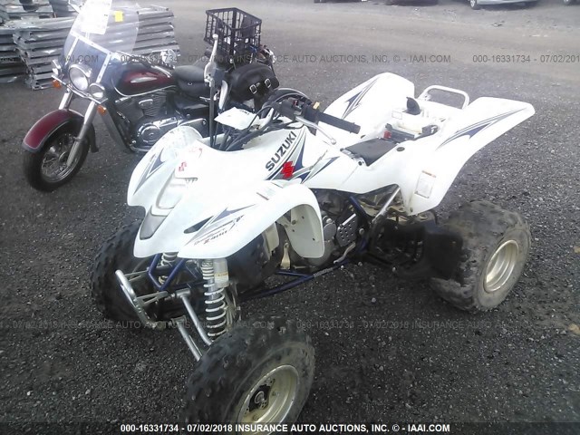 JSAAK47A282101216 - 2008 SUZUKI LT-Z400 WHITE photo 2