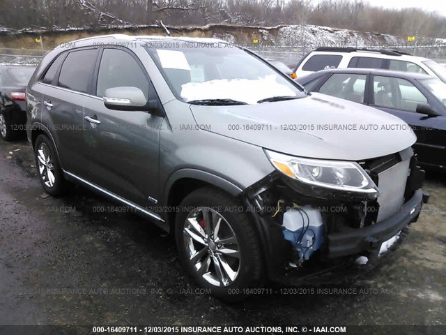 5XYKWDA78FG618017 - 2015 KIA SORENTO SX/SX LIMITED GRAY photo 1