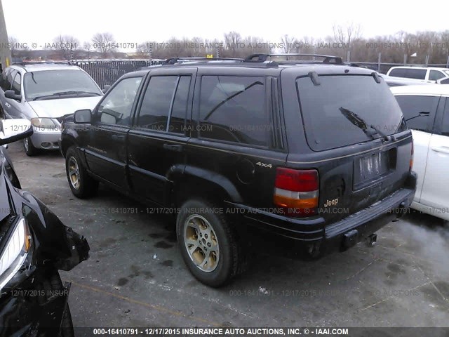 1J4GZ78S1VC648482 - 1997 JEEP GRAND CHEROKEE LMTD/ORVIS BLACK photo 3