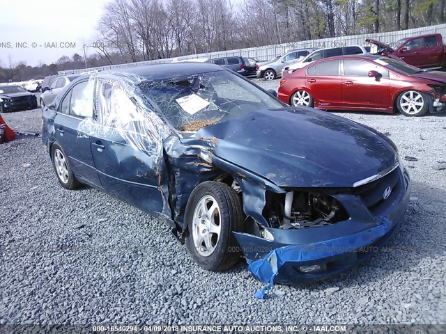 5NPEU46C26H066208 - 2006 HYUNDAI SONATA GLS/LX GREEN photo 1