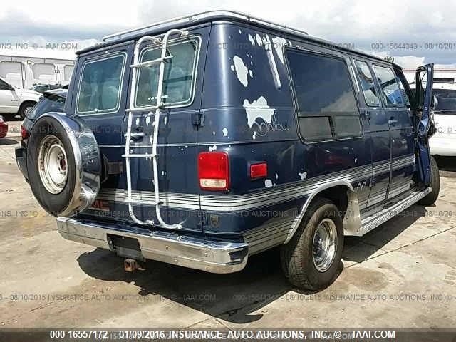 1GDEG25K7H7519956 - 1987 GMC RALLY WAGON/VAN RALLY/VANDURA G2500 BLUE photo 4