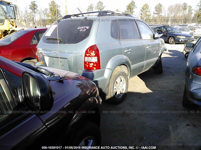 KM8JN72D06U288615 - 2006 HYUNDAI TUCSON GLS/LIMITED 蓝色 照片 4