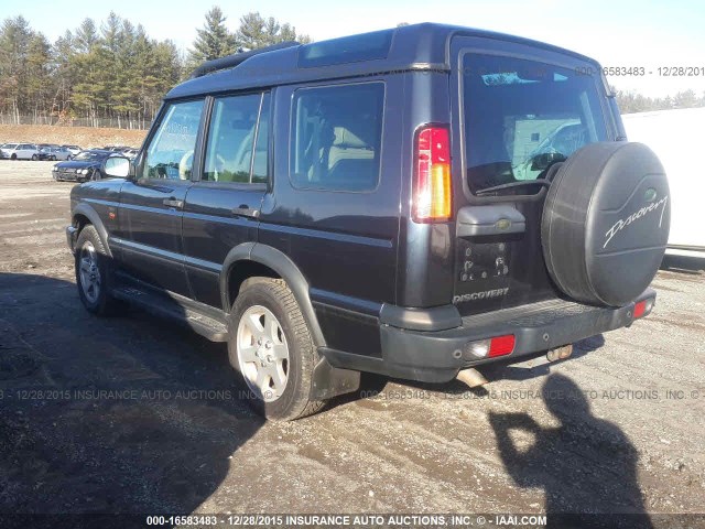 SALTP19484A836068 - 2004 LAND ROVER DISCOVERY II HSE BLACK photo 3