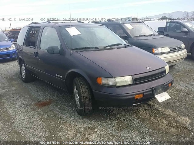 4N2DN11W4PD843646 - 1993 NISSAN QUEST GXE/XE/BASE PURPLE photo 1