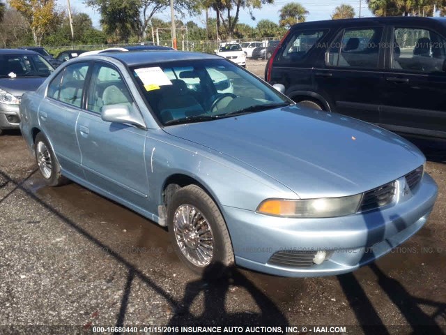 4A3AA46G53E103058 - 2003 MITSUBISHI GALANT ES/LS BLUE photo 1