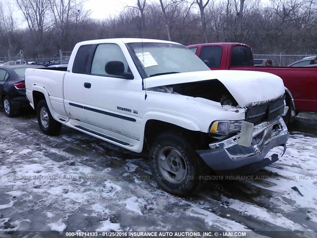 1B7HF13Z71J601063 - 2001 DODGE RAM TRUCK WHITE photo 1