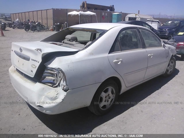4T1BF32K22U030874 - 2002 TOYOTA CAMRY LE/XLE/SE თეთრი ფოტო 4