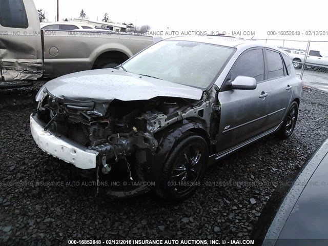 JM1BK343551254023 - 2005 MAZDA 3 MAZDA3 GRAY photo 2