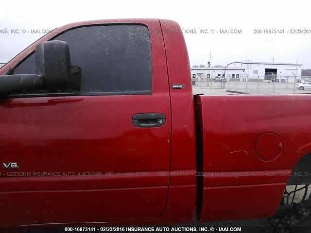 1B7HF16Z71S111891 - 2001 DODGE RAM TRUCK RAM 1500 RED photo 8