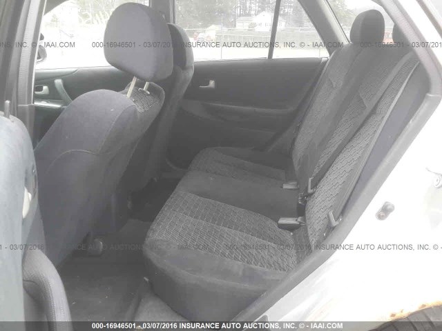 JM1BJ245621618007 - 2002 MAZDA PROTEGE PR5 银色 照片 8
