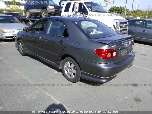 2T1BR32E98C908182 - 2008 TOYOTA COROLLA (U.S.) CE/LE/S GRAY photo 3