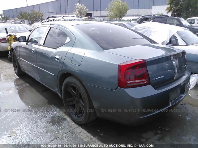 2B3KA43G76H152823 - 2006 DODGE CHARGER SE/SXT GRAY photo 3