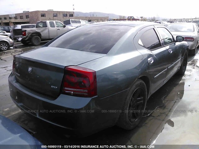 2B3KA43G76H152823 - 2006 DODGE CHARGER SE/SXT GRAY photo 4