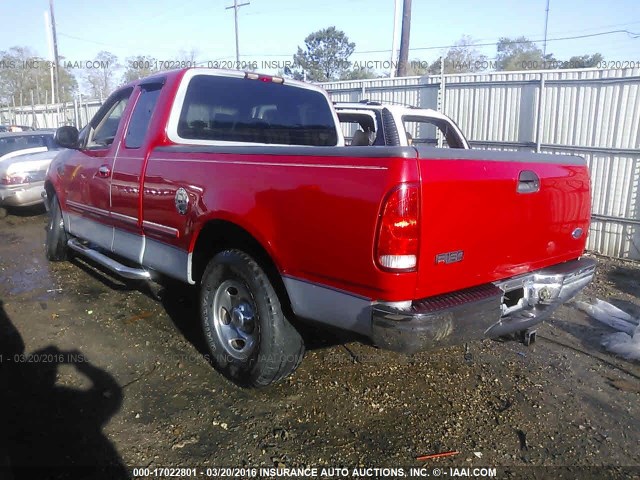 1FTZX1766WNA89538 - 1998 FORD LGT CONVTNL 'F' F150 RED photo 3