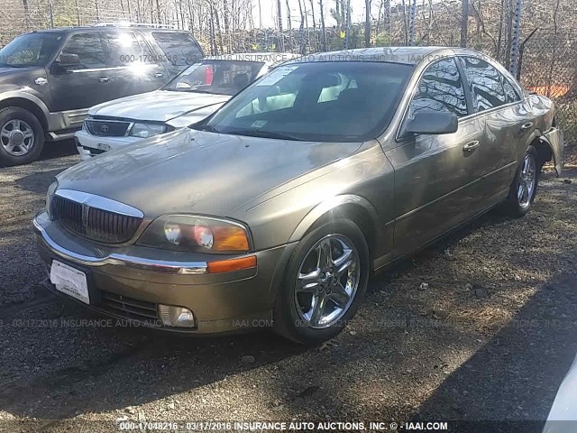 1LNHM87A62Y620078 - 2002 LINCOLN LS Qızıl foto 2