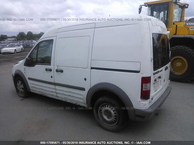 NM0LS7CN6AT013453 - 2010 FORD TRANSIT CONNECT XL WHITE photo 3