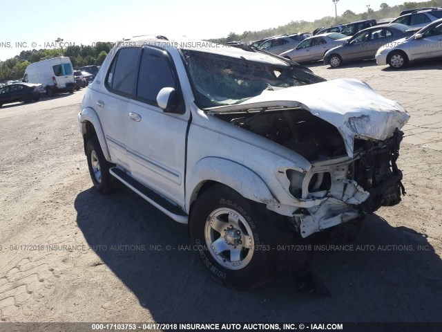 5TDZT34A86S269145 - 2006 TOYOTA SEQUOIA SR5 WHITE photo 1