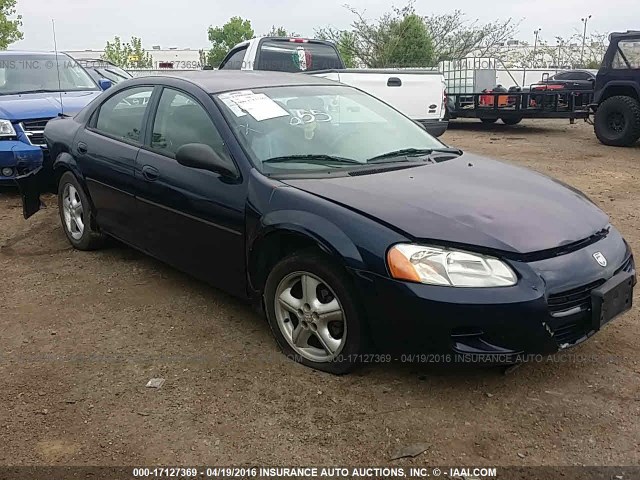 1B3EL46XX5N599820 - 2005 DODGE STRATUS SXT BLUE photo 1