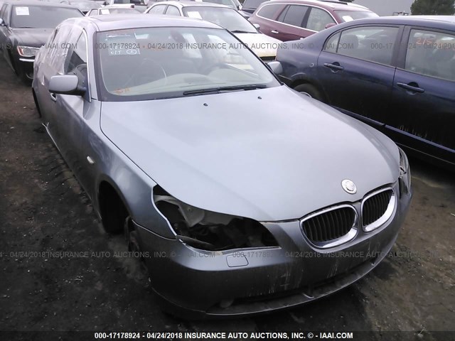 WBANF73576CC34017 - 2006 BMW 530 XI GRAY photo 1