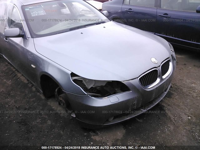 WBANF73576CC34017 - 2006 BMW 530 XI GRAY photo 6