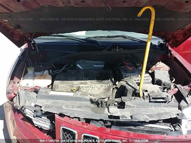 1C4NJDEB4CD662181 - 2012 JEEP COMPASS LATITUDE 勃艮第红 照片 10