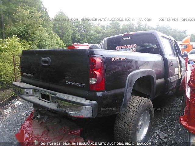 1GCGK23UX4F241490 - 2004 CHEVROLET SILVERADO K2500 BLACK photo 4