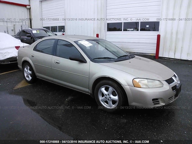 1B3EL46R26N128120 - 2006 DODGE STRATUS SXT Champagne photo 1