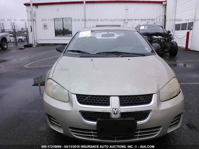 1B3EL46R26N128120 - 2006 DODGE STRATUS SXT Champagne photo 6