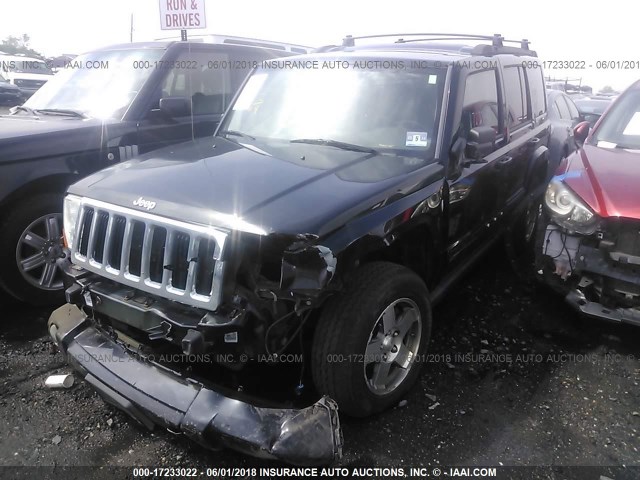 1J8HG48P99C541754 - 2009 JEEP COMMANDER SPORT Սև լուսանկար 2