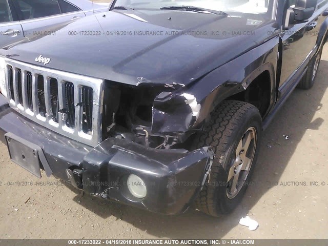 1J8HG48P99C541754 - 2009 JEEP COMMANDER SPORT Սև լուսանկար 6