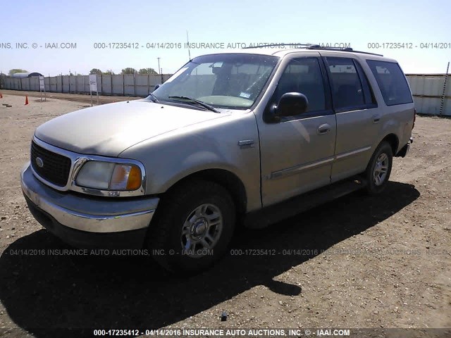 1FMRU1568YLB35814 - 2000 FORD EXPEDITION XLT BEIGE photo 2