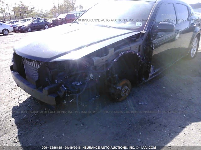 1C3CDZCB1DN616743 - 2013 DODGE AVENGER SXT BLACK photo 6