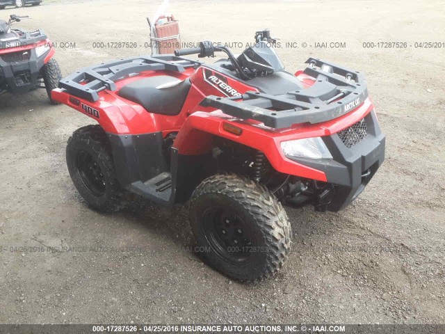 RFB16ATV7GK6M0692 - 2016 ARTIC ALTERRA 400R KYMCO USA INC  RED photo 1